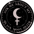 Black Moon Lilith Sticker